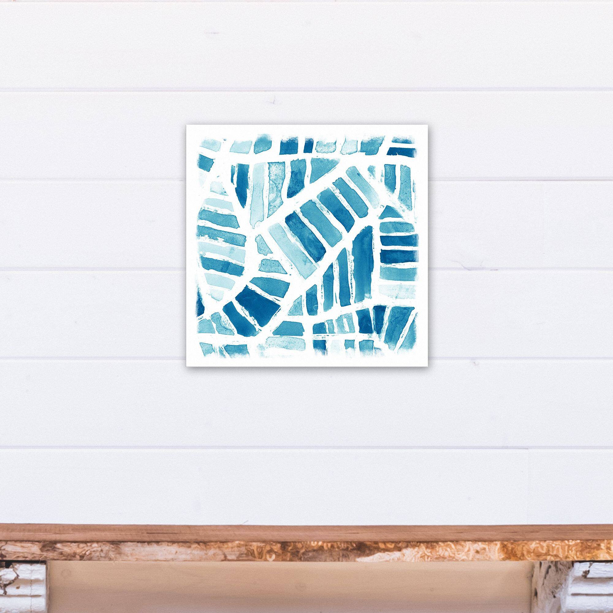 Seaside Abstract 16" x 16" Canvas Wall Art